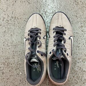 Nike Men's Beige and Black Sneakers